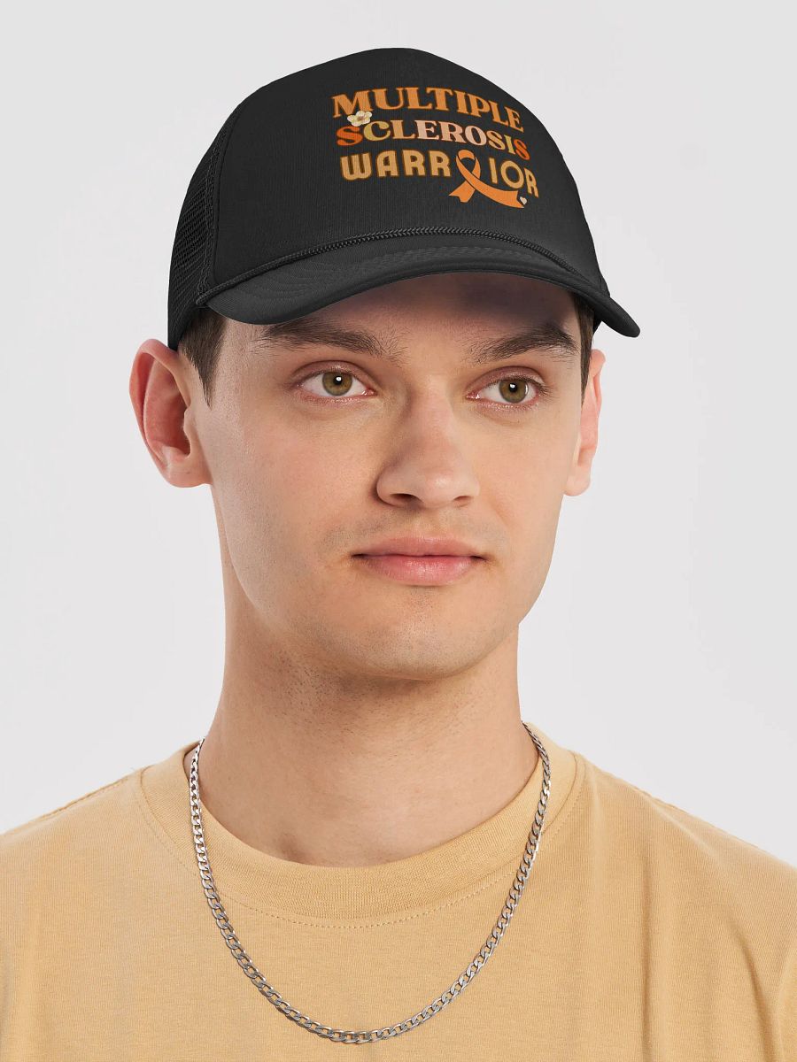 Multiple Sclerosis Warrior, Awareness Foam Trucker Hat product image (3)