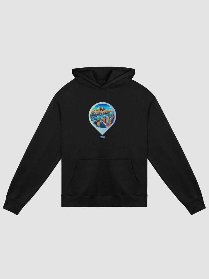 Vibrant Cairo Cityscape Oversized Hoodie | Ai Design cairo city product image (1)