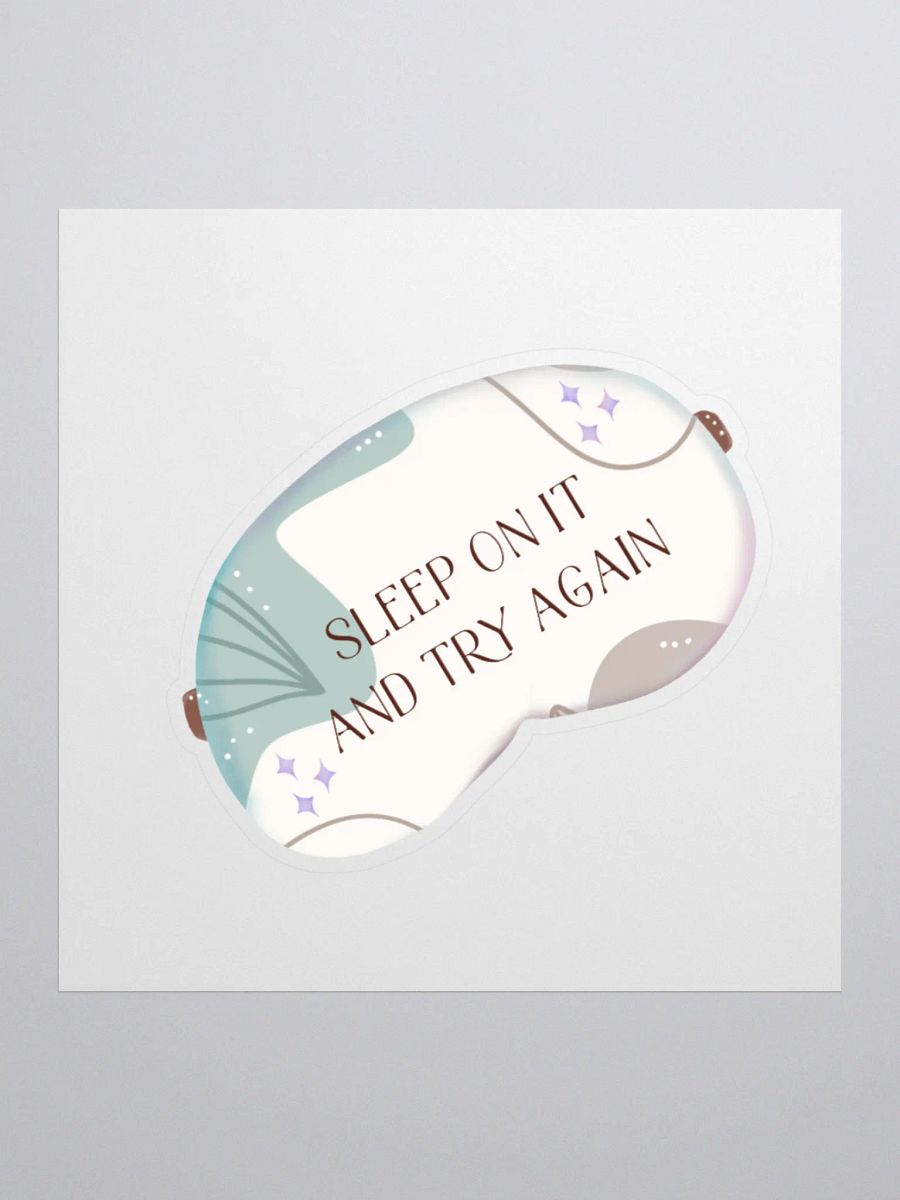 Fresh Start Sleep Mask Sticker product image (2)