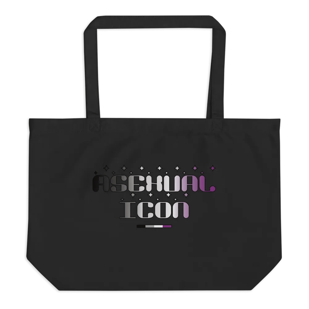 Asexual Icon Large Tote Bag product image (1)