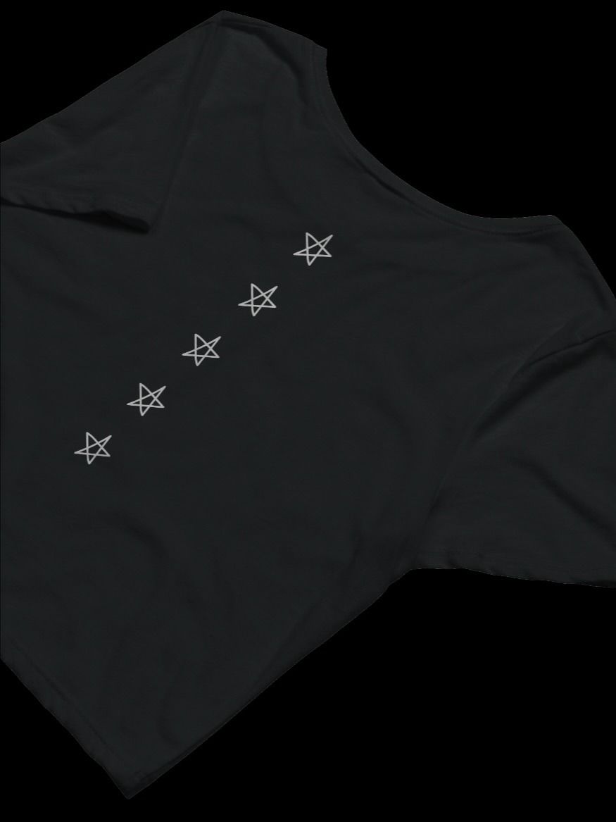 Evil Doll's Red Eyes Bella+Canvas Women's Crop Tee product image (4)