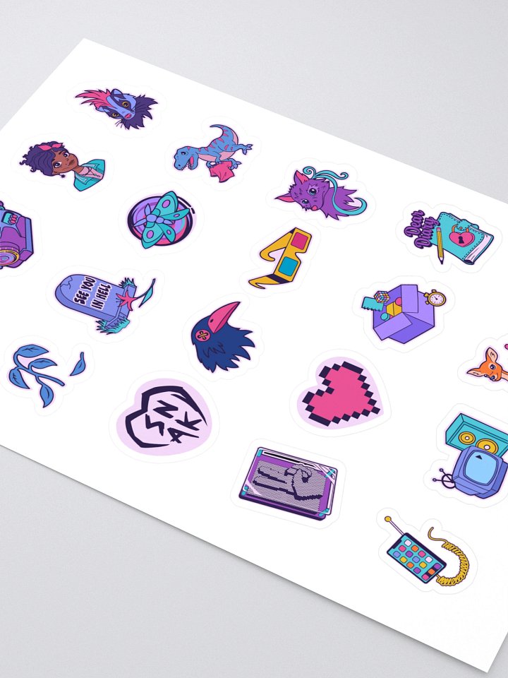 Lost Records: Bloom & Rage Tape 2 Trophies Stickers product image (2)