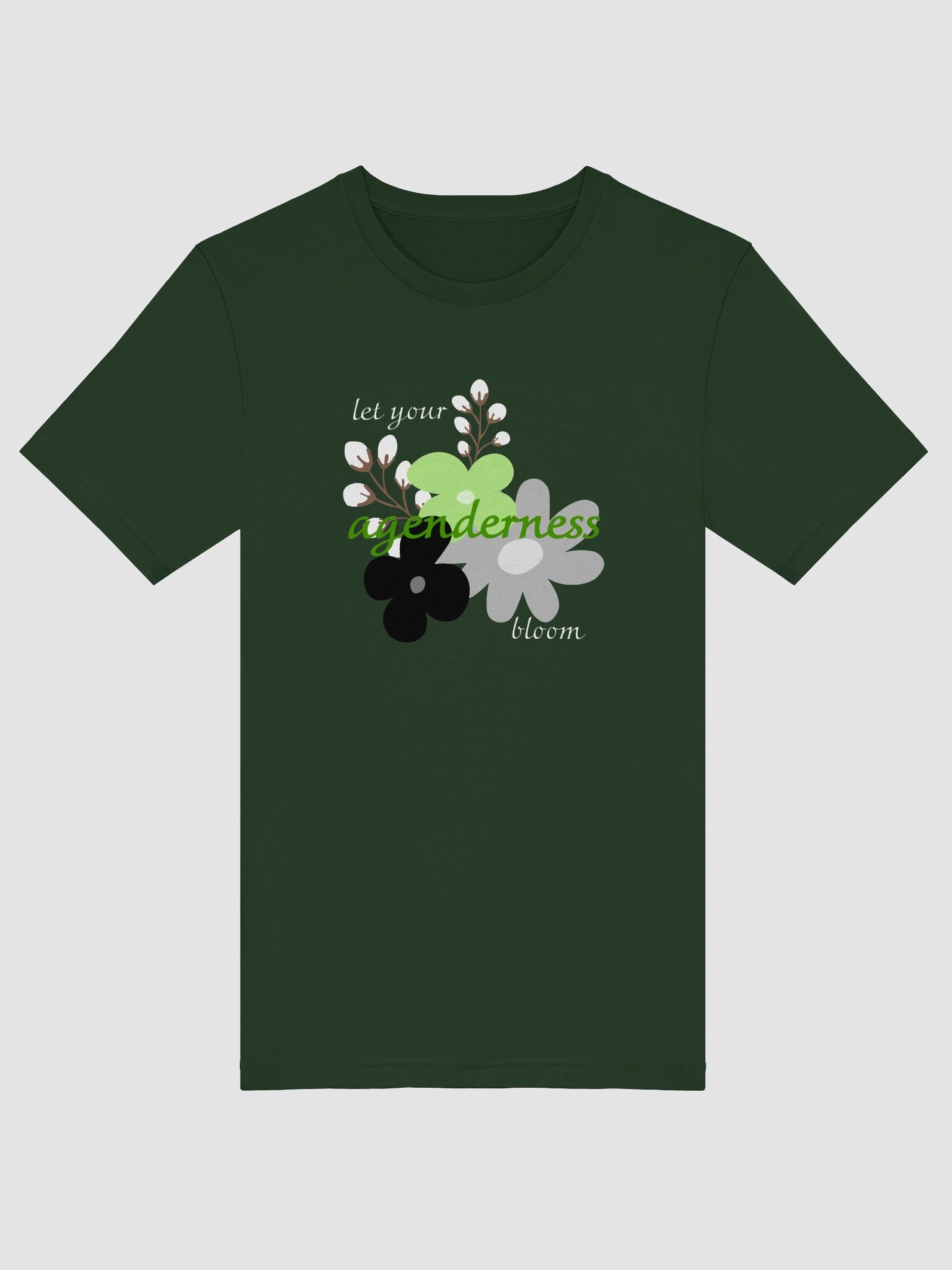 let your agenderness bloom t-shirt product image (5)