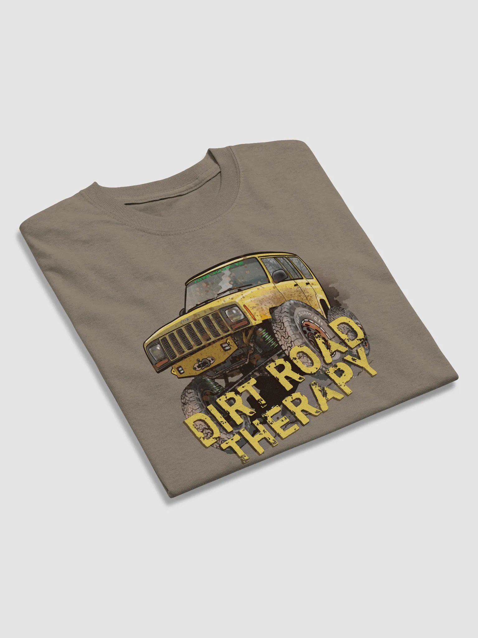 Heavyweight Cotton Tee - Dirt Road Therapy THE SPOOL BUS product image (4)