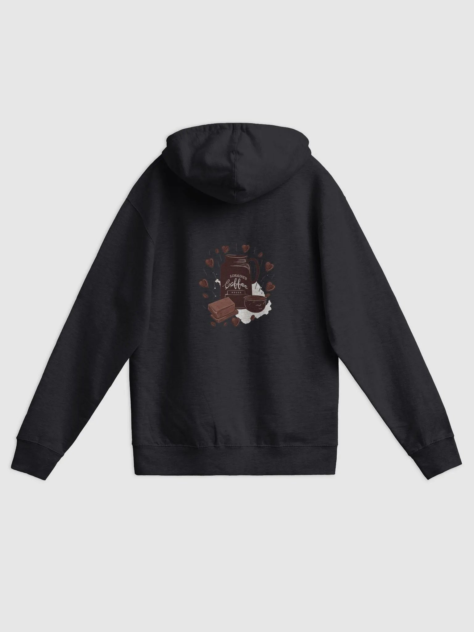 Loraine's Coffee House & Chocolate Zip Up Fleece Sweatshirt product image (1)