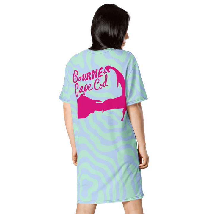 Pastel Safari T-Shirt Dress – BOURNE to Cape Cod™ product image (2)