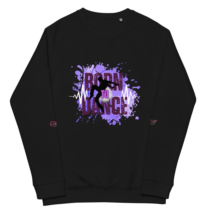 Energize Born to Dance His Silhouette Organic Sweatshirt product image (4)