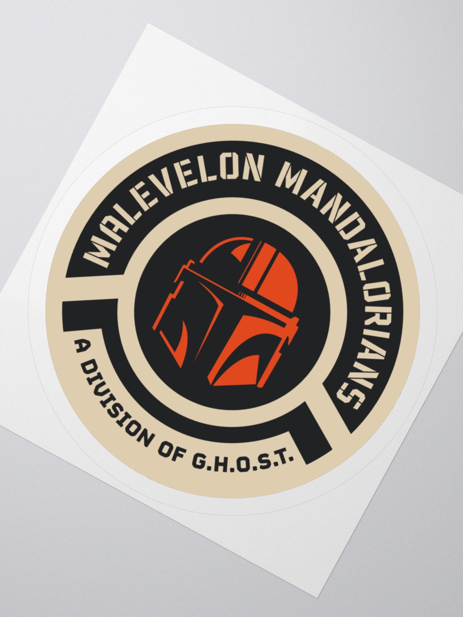 Malevelon Mandalorians Flat Sticker product image (1)