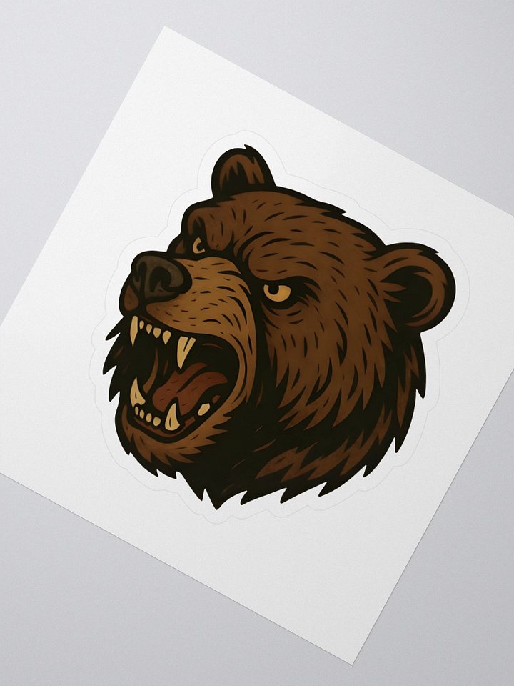 Яaging Bears Sticker product image (2)