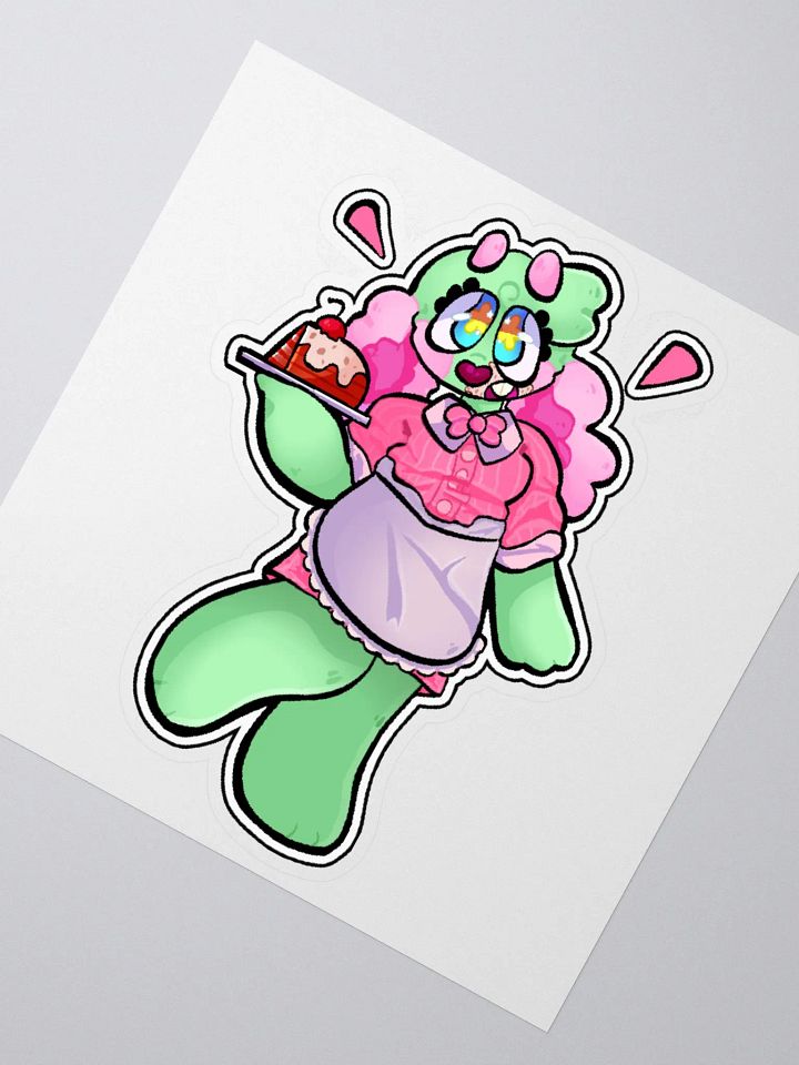 Oops! Milly took a slice! Sticker product image (2)