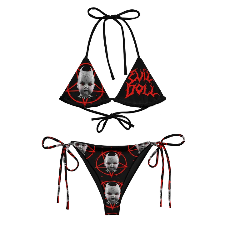Evil Doll Pentagram Doll Bikini Set product image (2)