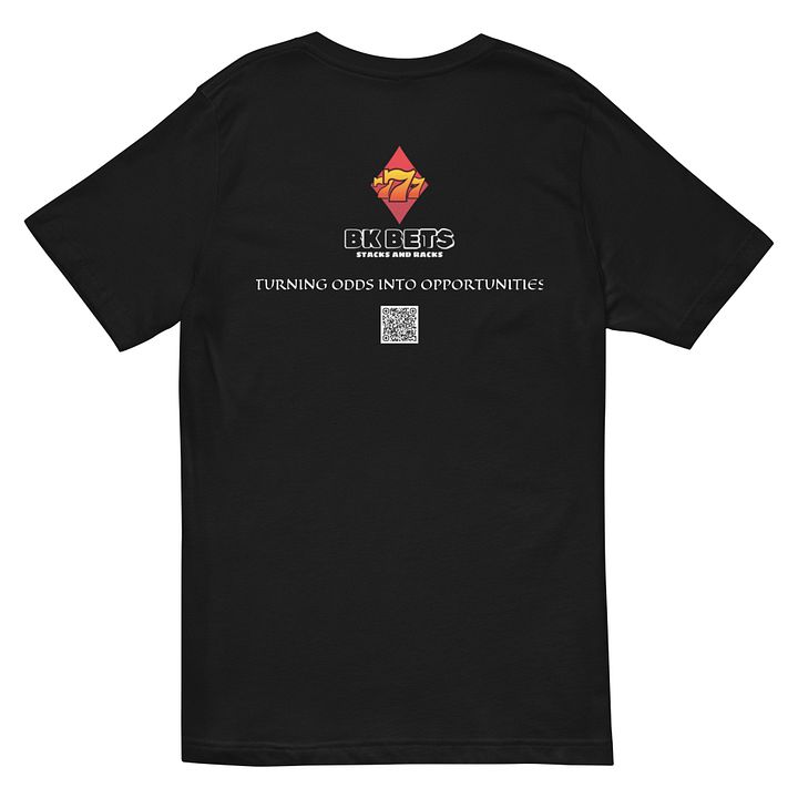 BK BETS UNISEX T-SHIRT V-NECK - BLACK product image (2)