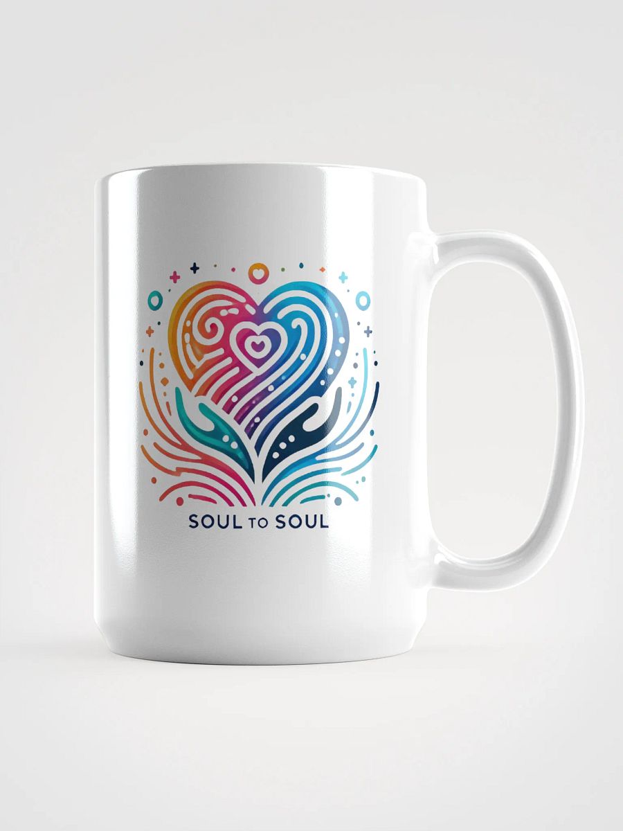 Soulful Heart White Glossy Mug product image (1)