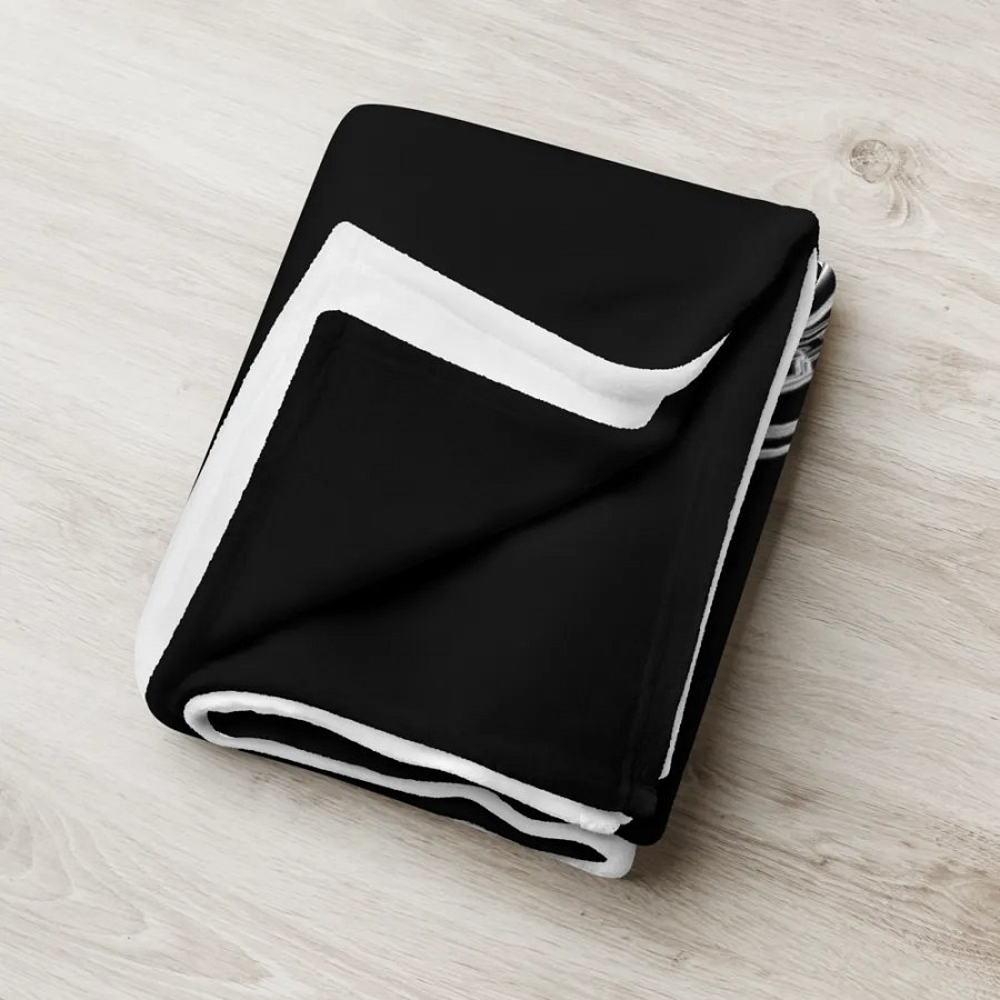 Stay Strong - Black - Throw Blanket product image (6)