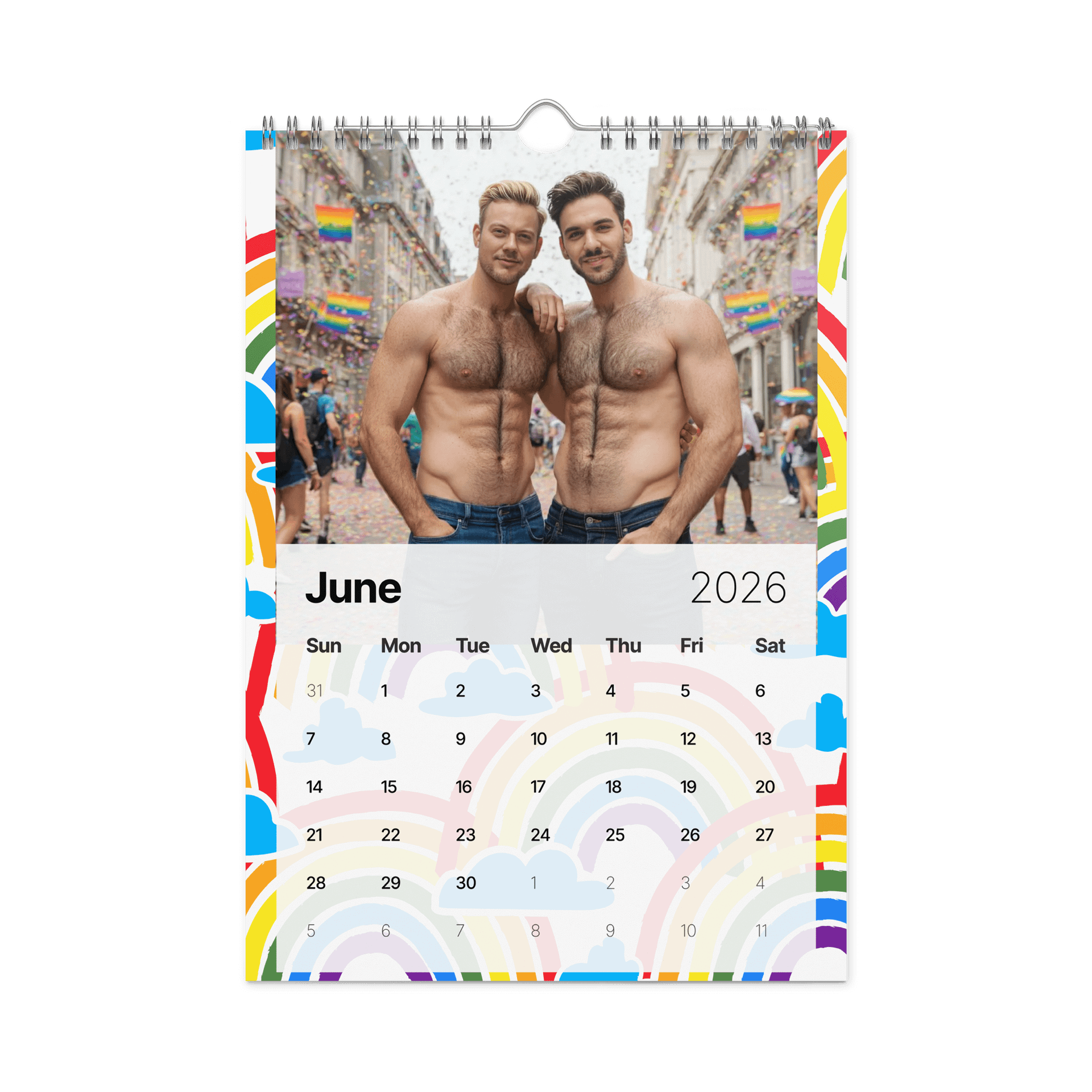 2026 AI HUNK HBS CALENDAR product image (8)