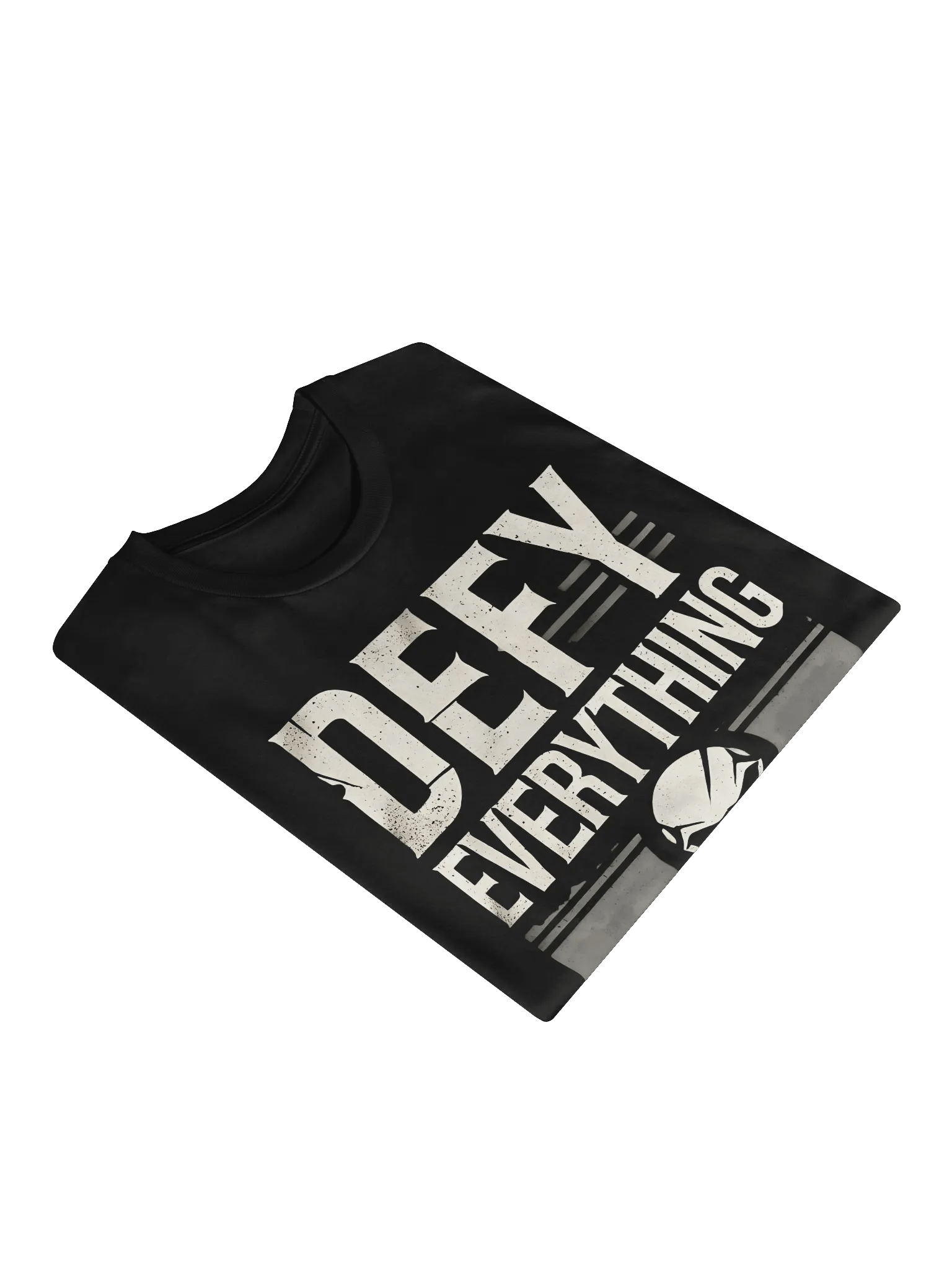 Defy Everything Skull Motivation Tee product image (3)