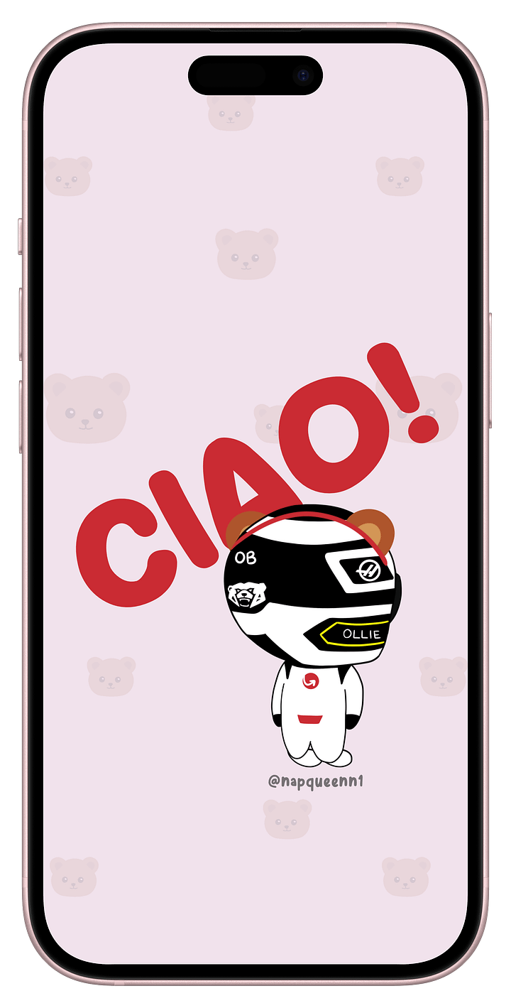 Ollie Ciao! - Phone Wallpaper product image (1)