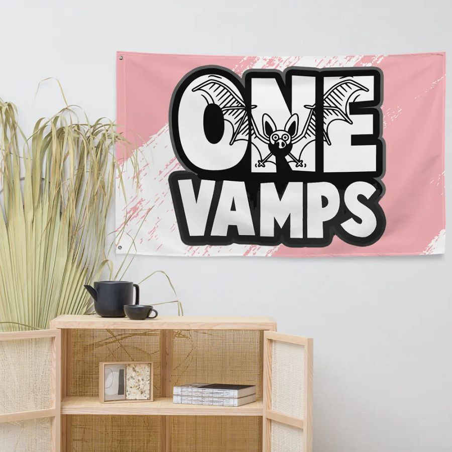 Flag OneVamps With Bat-Pink Color product image (7)