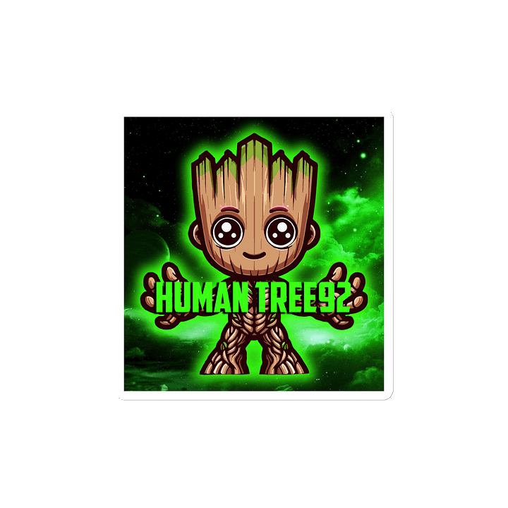Die-Cut Magnet Green Glow Full product image (2)