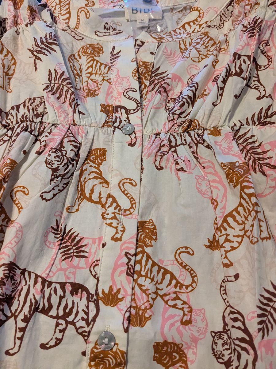 M Tiger Ruffle Sleeve Top product image (5)
