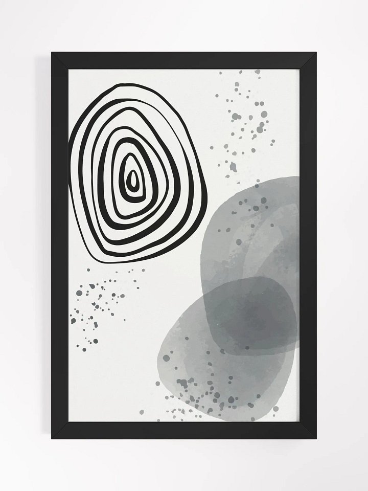 Eco-Friendly Ayous Wood Framed Matte Poster product image (5)