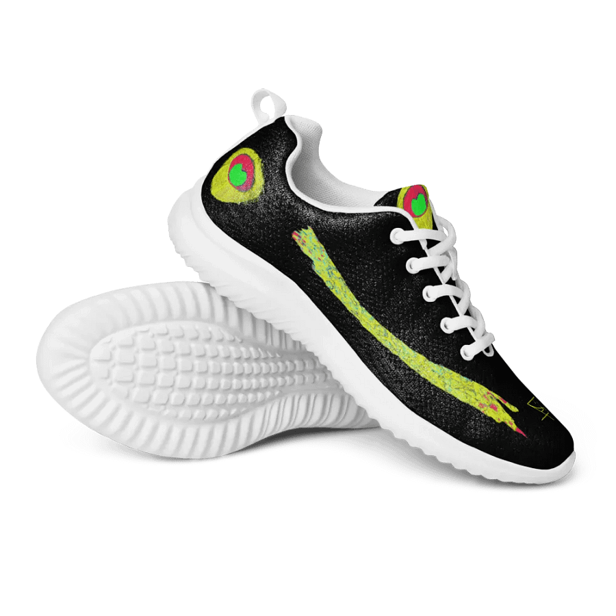 Black with Yellow Peacock Shoe product image (10)