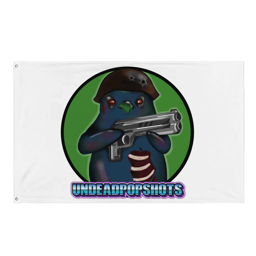 UndeadPopShots Penguin Flag Logo Color Green product image (1)