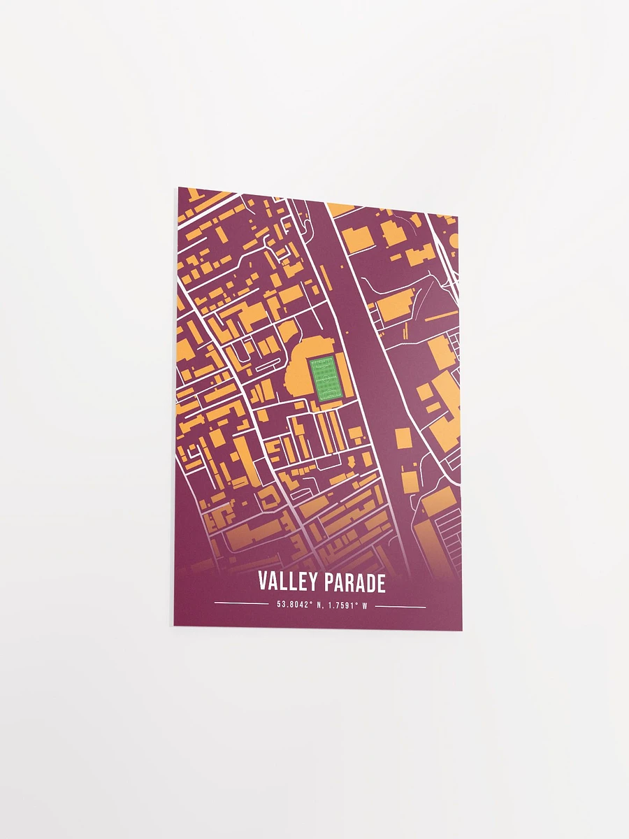 Valley Parade Stadium Map Design Poster product image (15)