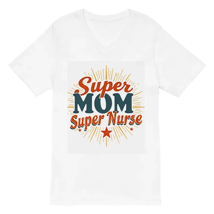 Super MOM, Super Nurse V-Neck Tee product image (2)