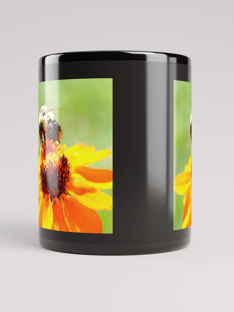 Bee On a Flower Black Coffee Mug product image (10)