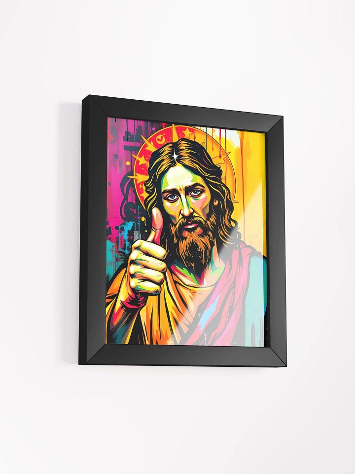 J DOg says Smoke the green, crack is whack, framed print, pop art product image (10)