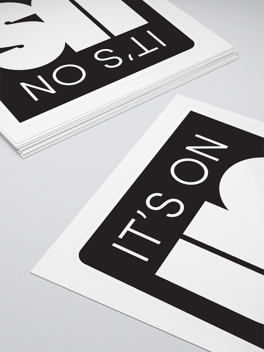 It's On Us Logo Sticker - Large product image (4)