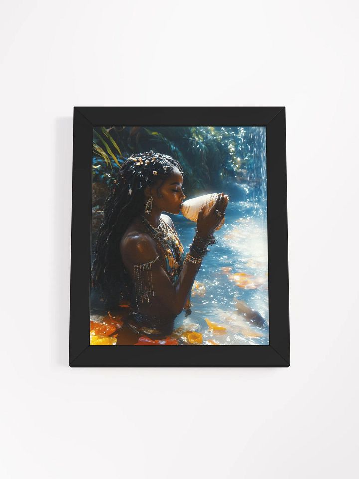 Yemoja: The Great Mother of Life's Flow - Framed Matte Poster product image (1)