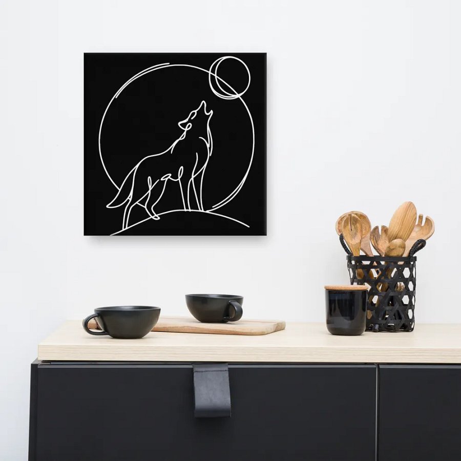 Wolf Howling At The Moon 16