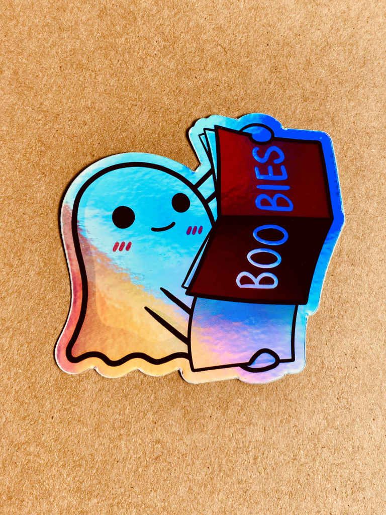 Peek-a-Boo Holographic Sticker product image (2)