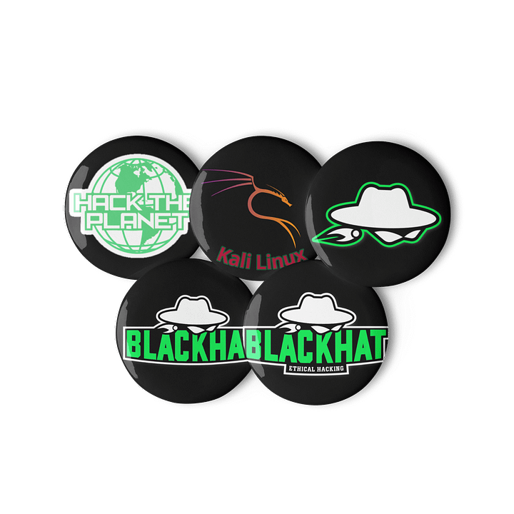 Red Team Essentials – Hacker Pin Pack (Set of 5) product image (3)