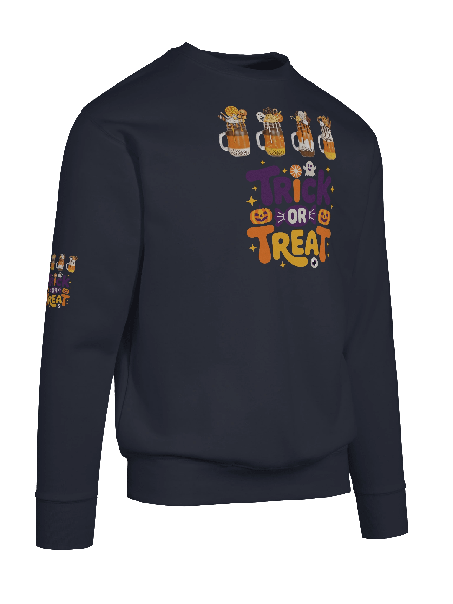 Trick or Treat Ice Cream Dessert Sweatshirt product image (103)