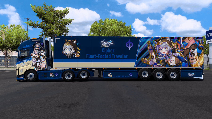 [ETS2] Cipher - Honkai: Star Rail [Combo Skin] product image (4)