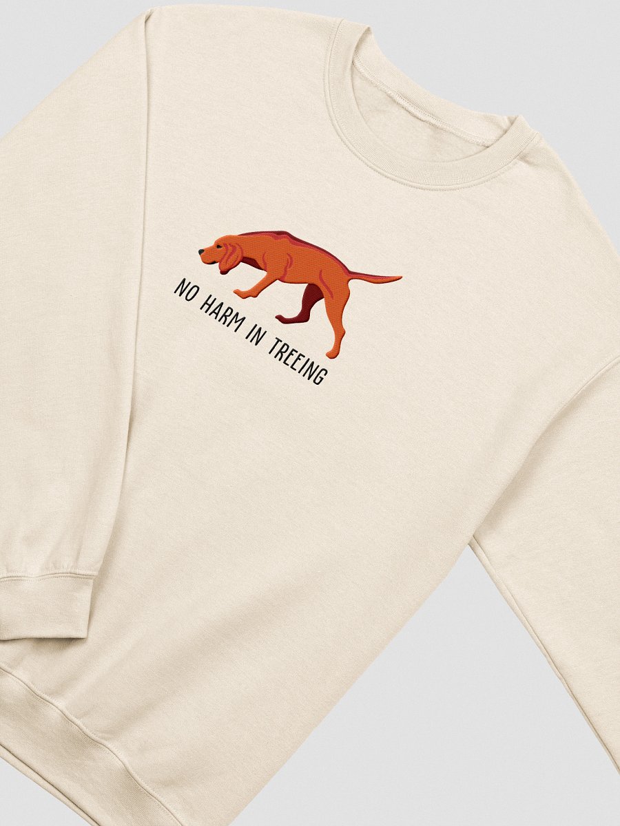 No Harm in Treeing Sweatshirt (Embroidered) of a Redbone Coonhound product image (18)