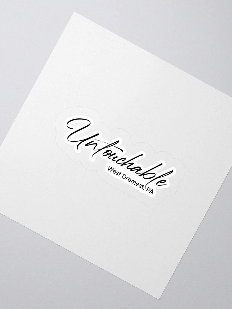 Untouchable Sticker product image (2)