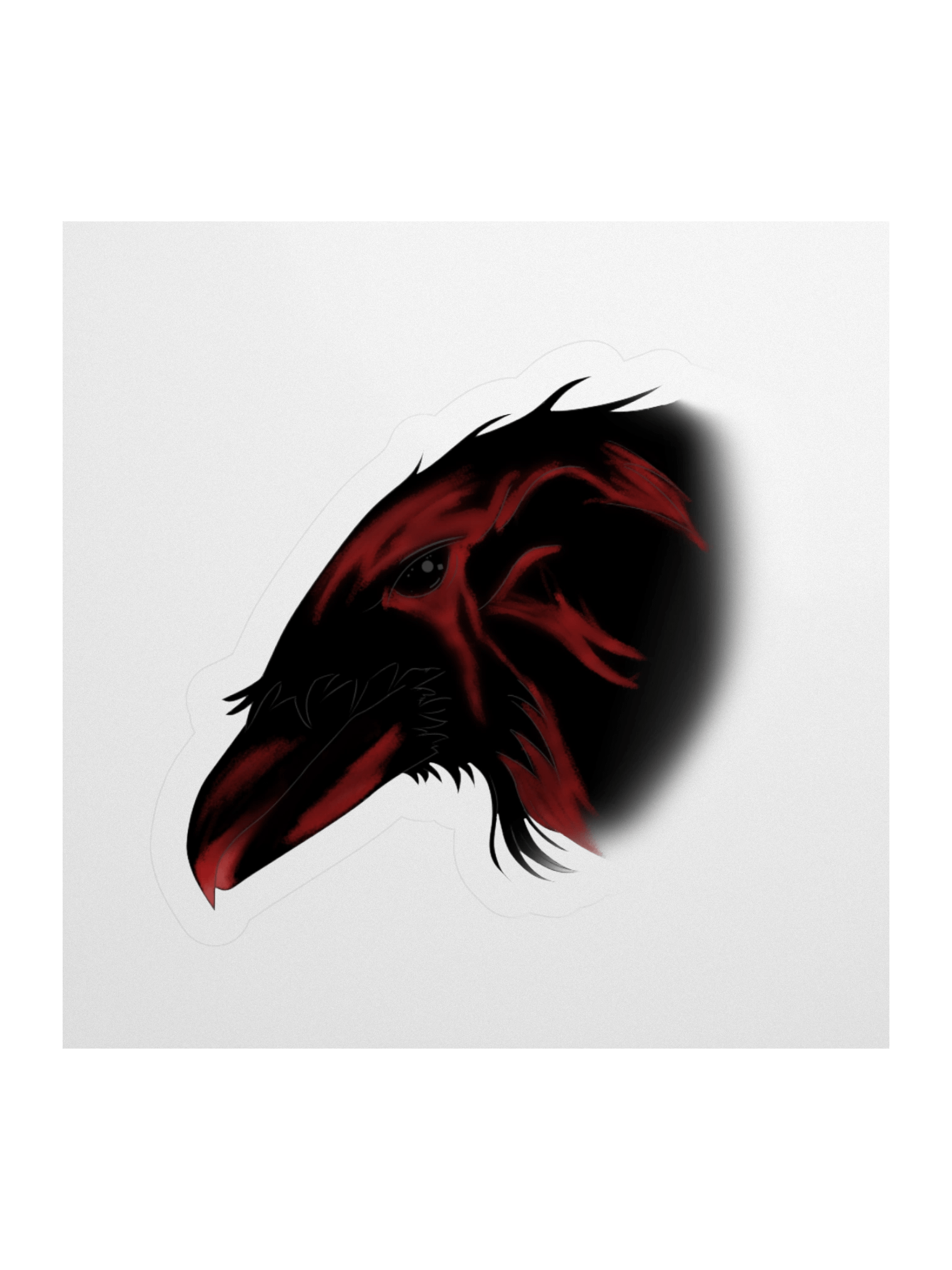 Bleeding Crow Sticker product image (1)