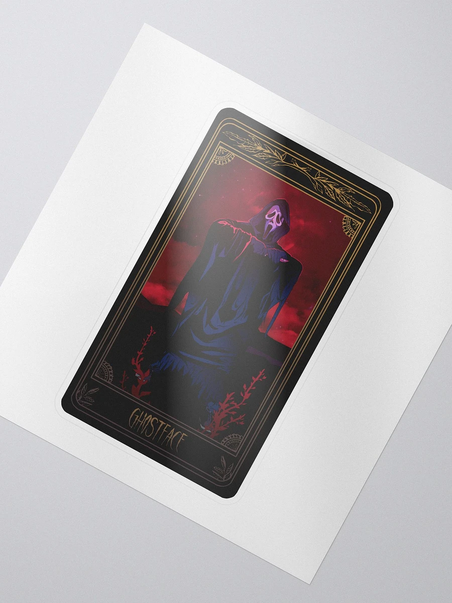 Ghostface Tarot Card Sticker product image (2)