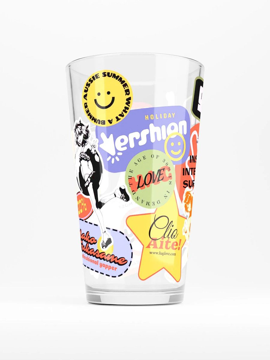 Stickerbomb Pint Glass product image (2)