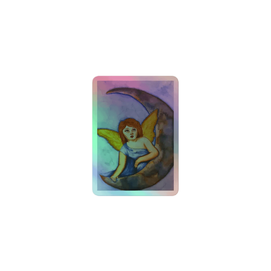 MOONWATCHER holographic kiss-cut sticker product image (1)