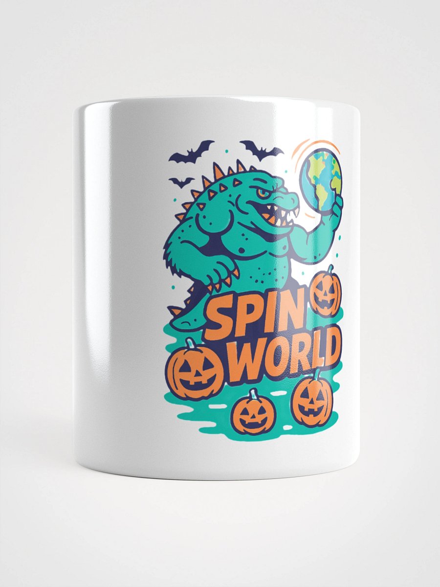 Halloween Monster Spins the World Glossy Mug product image (15)