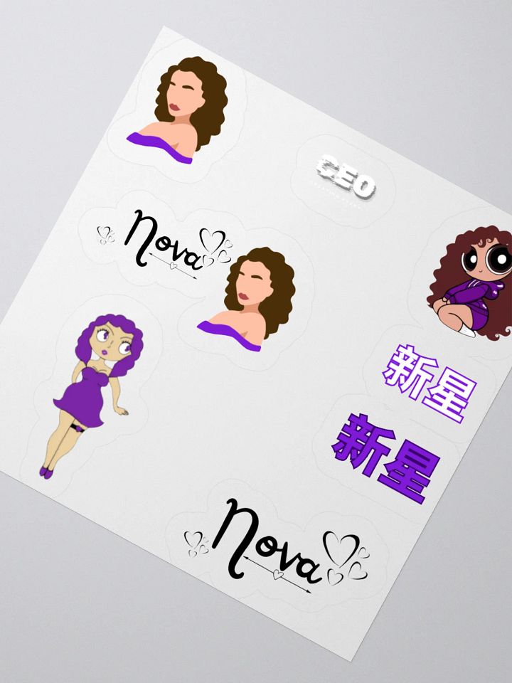 BoopNova Kiss Cut Stickers product image (4)