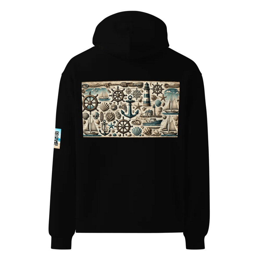 Nautical Collage Oversized Hoodie product image (1)