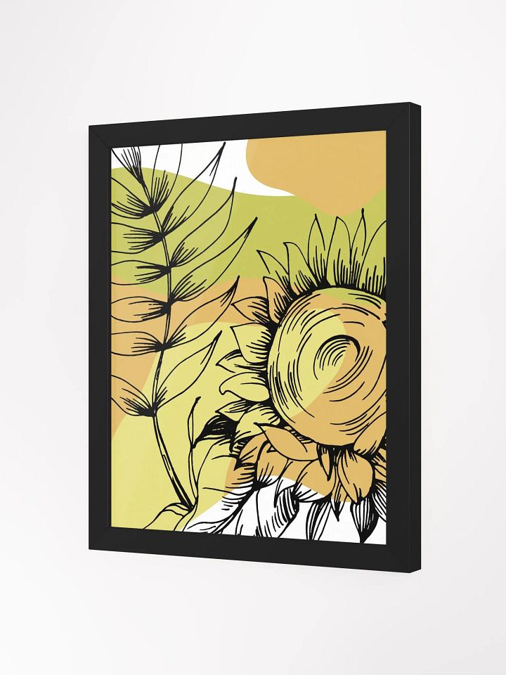 Sunflower Sketch Framed Poster product image (21)