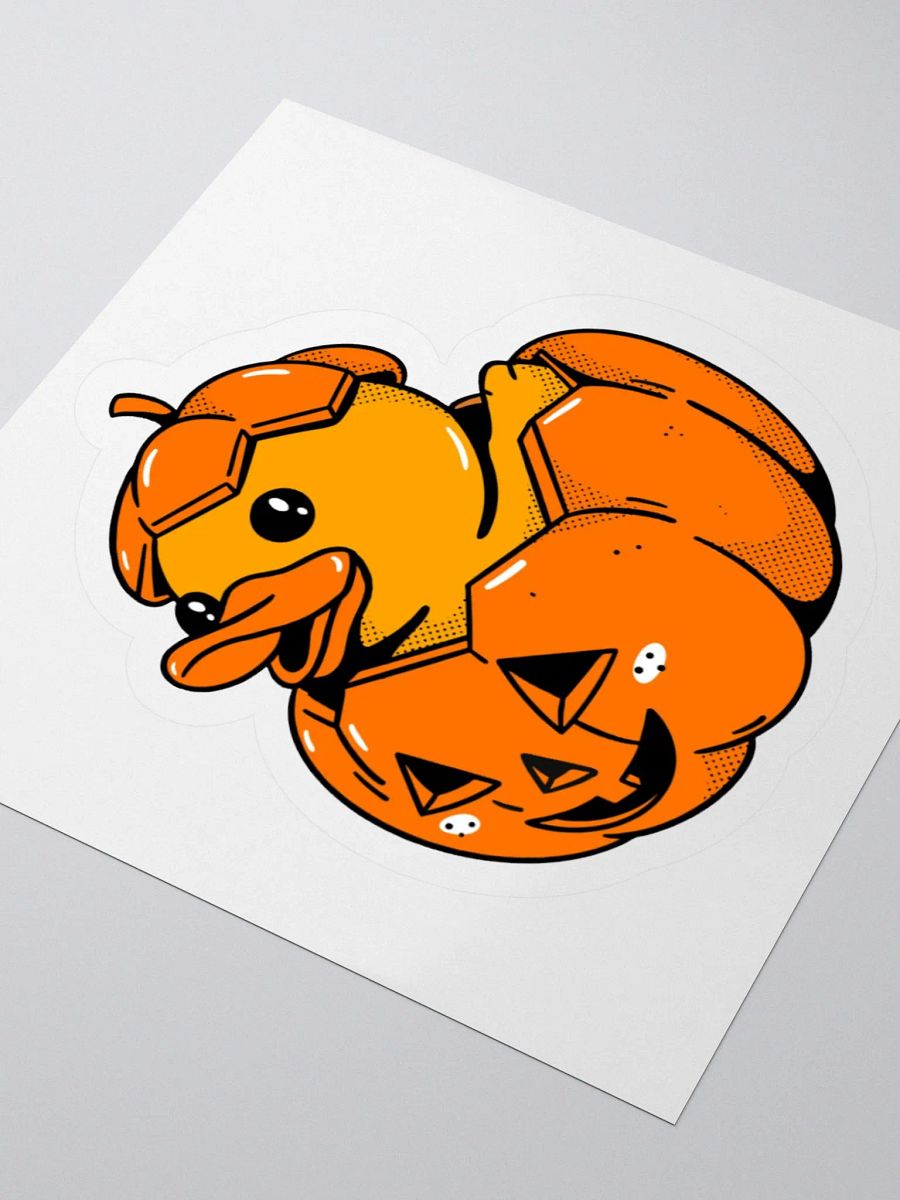 Rubber Duck Pumpkin Halloween Sticker product image (3)
