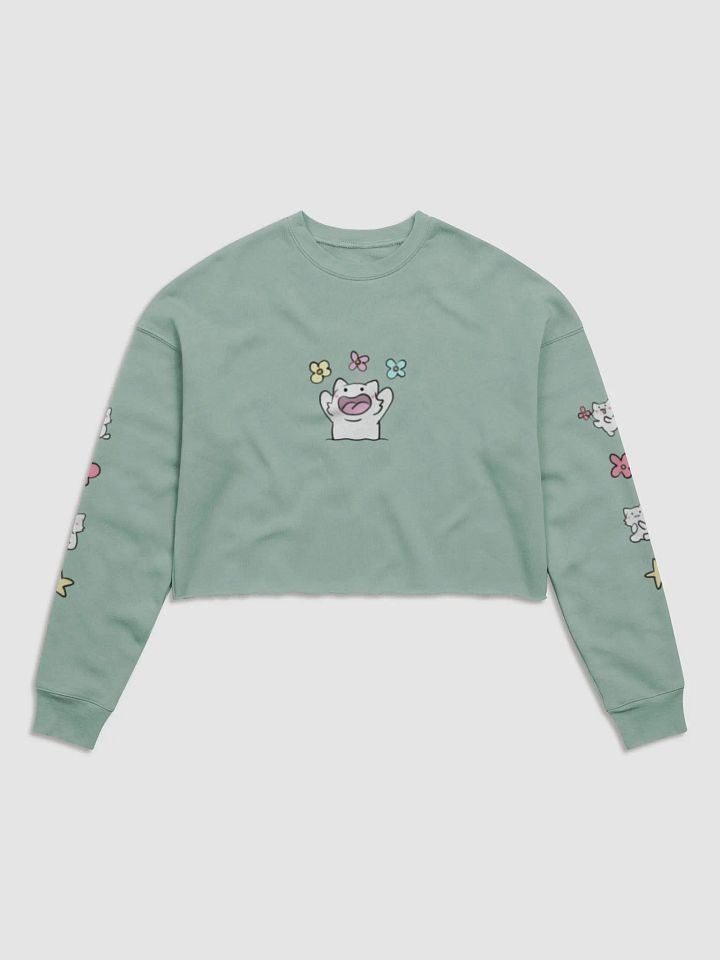 In Bloom Crop Top Hoodie product image (2)